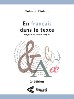 cover image of En français dans le texte